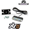 License Plate Light 3 Leds Black Base