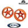 13 Inch Rim Kit Orange for Yamaha Bws'r/Zuma 1988-2002 & Yamaha Bws/Zuma 2002-2011 and Zuma 50F & X 50 2012+