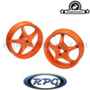 13 Inch Rim Kit Orange for Yamaha Bws'r/Zuma 1988-2002 & Yamaha Bws/Zuma 2002-2011 and Zuma 50F & X 50 2012+