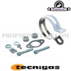 Exhaust System Tecnigas Q-TRE Chrome for Minarelli Vertical