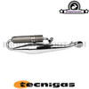 Tecnigas Next-R Chrome Exhaust for CPI GTR 50cc 2T