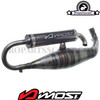 Exhaust System Most 70cc Carbon for Minarelli Horizontal