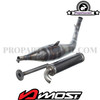 Exhaust System Most 70cc Carbon for Minarelli Horizontal