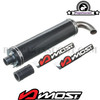 Exhaust System Most 70cc Carbon for Minarelli Horizontal