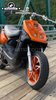 Left Side Cover Orange for Yamaha Bws/Zuma 2002-2011