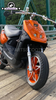 Right Side Cover Orange for Yamaha Bws/Zuma 2002-2011