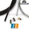 Throttle Cable Kit Universal MotoForce Racing Black (1.2mm x 2 Meters)