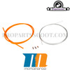 Throttle Cable Kit Universal MotoForce Racing Orange (1.2mm x 2 Meters)