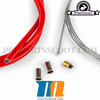 Throttle Cable Kit Universal MotoForce Racing Red (1.2mm x 2 Meters)