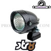 Halogen Headlight STR8 Black Or Carbon (D.50mm)