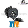 USB Socket, 2 Ports 12V Motoforce