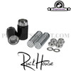 Front Fork 2 Inch Lowering Spring Kit Ruckhouse for Honda Grom MSX 125cc 4T (Black)