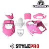Kit Fairing Pink/White Stylepro for PGO Big-Max 50cc 2T (7PCS)