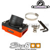 Intake Spacer Stage6 R/T Orange D.28mm for Piaggio