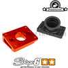 Intake Spacer Stage6 R/T Orange D.28mm for Piaggio