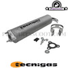 Silencer Carbon Silver Tecnigas RS & Next R with 3 Screws