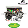 Cylinder Kit Top Performances Black Trophy 50cc-10mm for Minarelli Horizontal (LC)