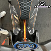 Foot Plate RPG Grip Tread Plates Griptapes for Yamaha Aerox & MBK Nitro (Orange & Silver)