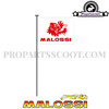 White Ground Flag with Red Malossi Mark (98x135cm)