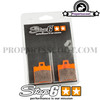 Front Brake Pads Stage6 Racing for Yamaha Bws'r/Zuma 88-01 2T & Yam. Aerox 2T