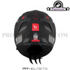 Helmet MT Atom 2 SV Flip-Up Helmet Black/Red/Silver Matt