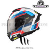 Helmet MT Atom 2 SV Flip-Up Helmet White/Blue/Red Matt