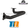 Exhaust Head Pipe Derestricted Black for CPI 50cc 2T