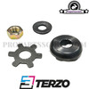 Kit Star Ratchet Washer and Nut Terzo Variator for Minarelli Horizontal & Vertical