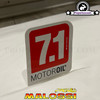 Malossi sticker MOTOROIL 7.1 (8,5x7,5cm)