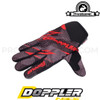 MX Gloves Doppler Black / Red