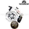 RRGS / Adelin 4-Pistons Brake Kit with caliper, Rotor, Bracket, Bolts (220mm)