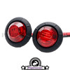 Indicator Round led Rear Side - Bullet Marker - Amber Red (x2)