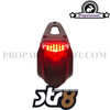 License Plate Holder with Tail Light Red 9 Leds for Motorcycle