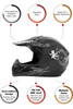 Helmet Tao Motor Off-Road — (Unisex)