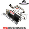 Yoshimura Builder Series Tri-Oval Dual Tip Muffler Kit for Honda GY6