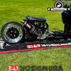 Yoshimura Builder Series Tri-Oval Dual Tip Muffler Kit for Honda GY6