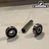 13 Inch Rim Kit Black with Tires Semi-Slicks for Yamaha Bws'r/Zuma 1988-2002 & Yamaha Bws/Zuma 2002-2011 and Zuma 50F & X 50 2012+