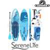 SERENELIFE Surfboard inflatable SereneLife - Black or Blue