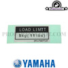 Label Caution Original for Yamaha Bws/Zuma 02-11 & Bws/Zuma 50F / X 50 2012+ (4T)