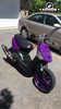 Handlebar Cover Purple Cyber for Yamaha Bws/Zuma 2002-2011