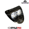 Twin Headlight Cover for PGO BigMax - (Black)