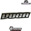 VOCA RACING Voca sticker - Black 28x6cm