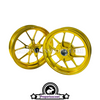 PROPARTSSCOOT Set Forged Wheel - CNC Gold - only for Honda Dio/Elite