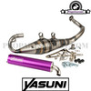 Exhaust Yasuni R 50cc/70cc for Piaggio 50cc 2-Strokes Exhaust Yasuni R 50cc/70cc for Piaggio 50cc 2-Strokes