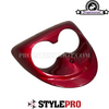 Twin Headlight Cover for PGO BigMax - (Red Metallic)