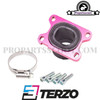 Terzo 360° Adjustable Inlet Pipe for Minarelli AM6 & Derbi GPR (28mm)