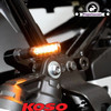 Koso Electro LED Indicator Lights, Amber