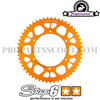 Chain Kit 13x53 - 420 Stage6 Aluminum CNC Orange for Aprilia SX 50, Derbi GPR