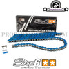 Chain Kit 13x53 - 420 Stage6 Aluminum CNC Blue for Aprilia SX 50, Derbi GPR
