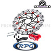 Front Brake Kit Oversized 280mm for Yamaha Aerox & Yamaha Bws'r/Zuma (Red)